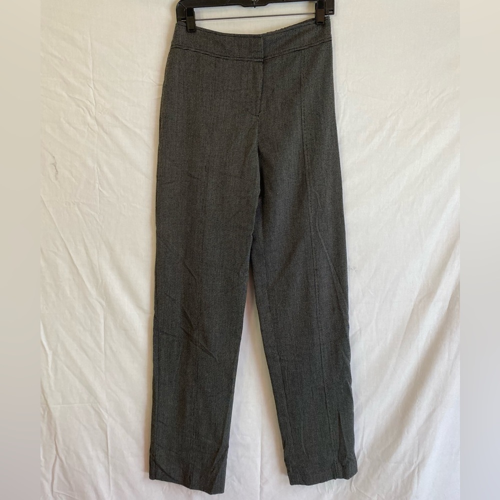 Briggs New York trousers, black & white, size 8